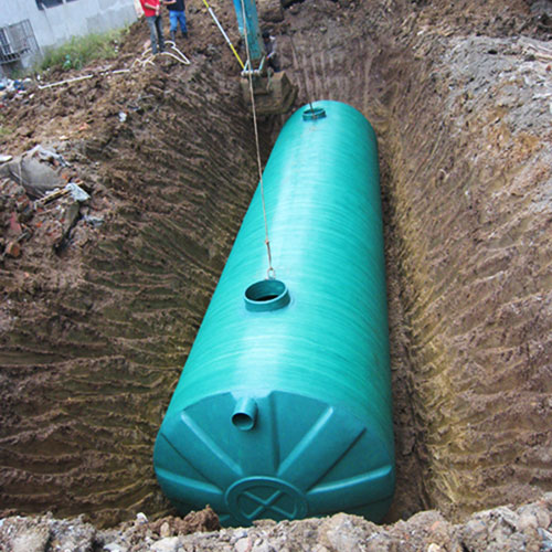 化粪池安装现场